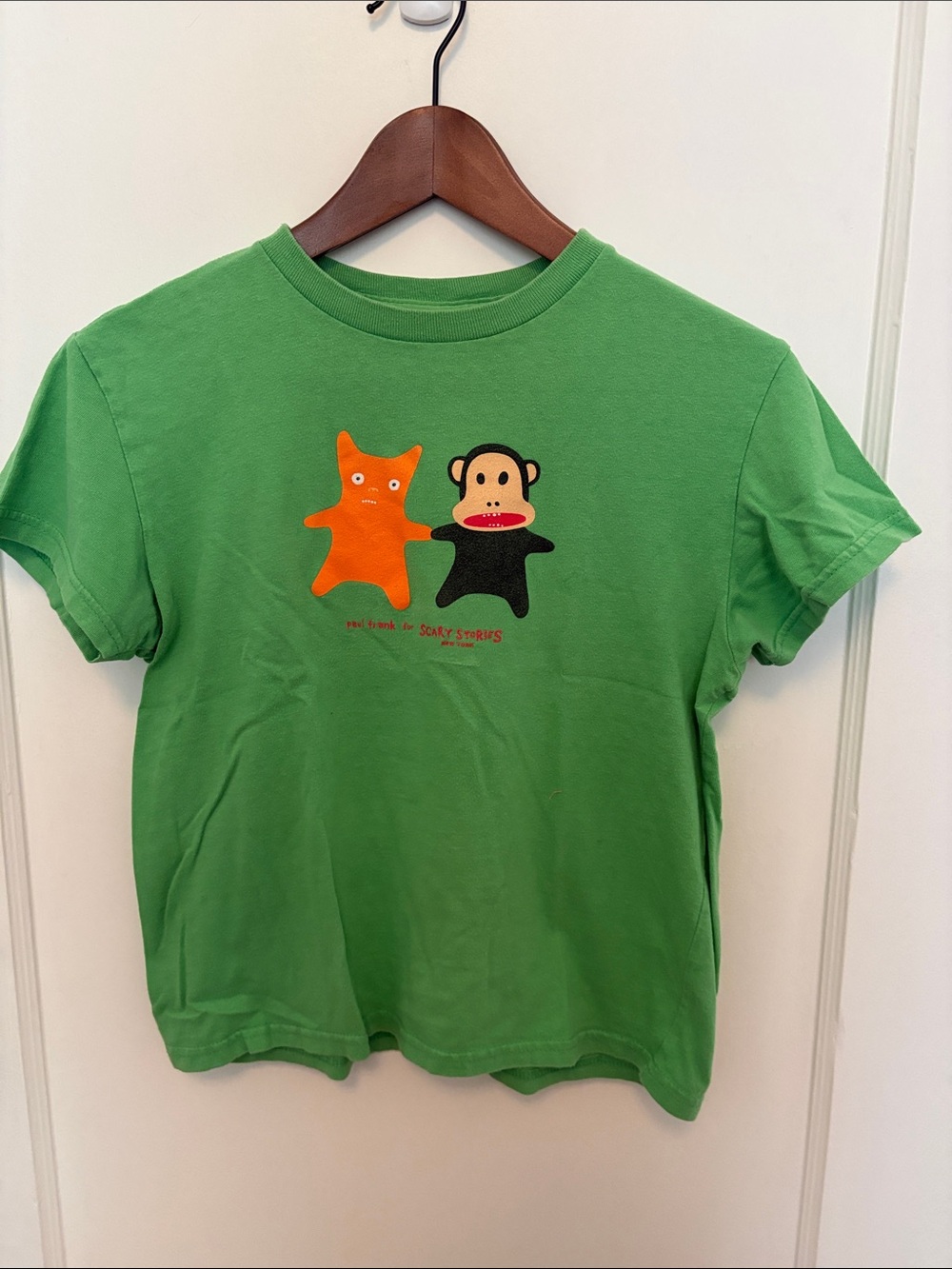 Paul Frank for Scary Stories Green Tee *Rare vintage